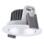 Ledvance LED Spot Adjust Aluminium Zilver 8W 680lm 36D - 930 Warm Wit | Zaagmaat 68mm - IP20 - Beste Kleurweergave - Dimbaar