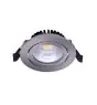 Noxion LED Kantelbaar Slim Spot Zilver Rond 5W 550lm 60D - 940 Koel Wit | 85mm - IP54 - Dimbaar - Beste Kleurweergave