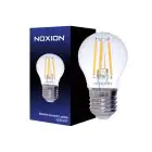 Noxion Lucent Lustre LED E27 Kogel Filament Helder 4.5W 470lm - 827 Zeer Warm Wit | Dimbaar - Vervangt 40W